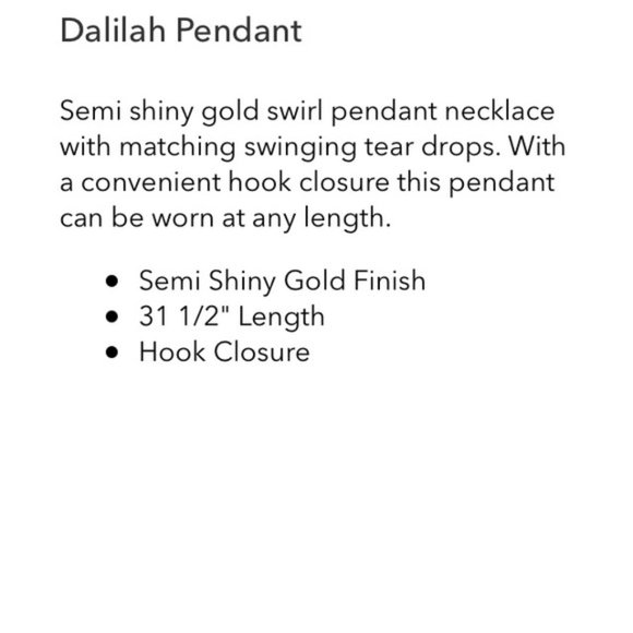 :: Stella & Dot🌟Dalilah Pendant Necklace - Picture 9 of 9
